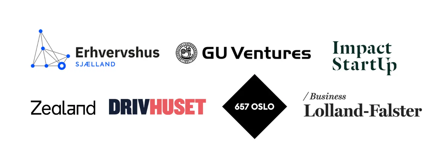 Logos for partners in the project